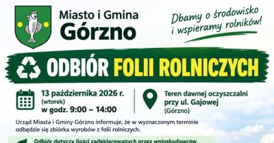 Odbiór folii rolniczych odbędzie się 13 października